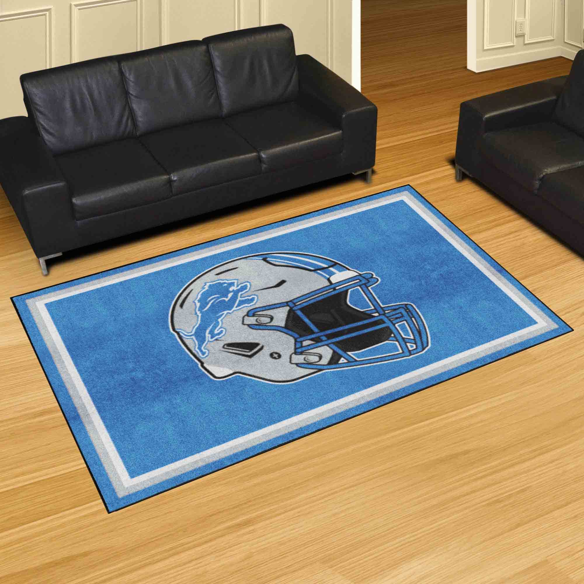 Detroit Lions 5ft. x 8 ft. Plush Area Rug