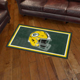 Green Bay Packers 3ft. x 5ft. Plush Area Rug - Green Bay Packers