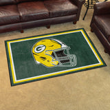 Green Bay Packers 4ft. x 6ft. Plush Area Rug - Green Bay Packers