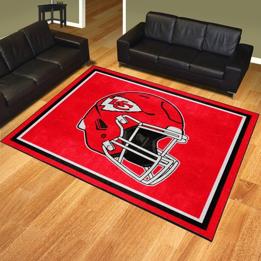 Kansas City Chiefs 8ft. x 10 ft. Plush Area Rug