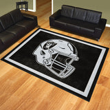 Las Vegas Raiders 8ft. x 10 ft. Plush Area Rug