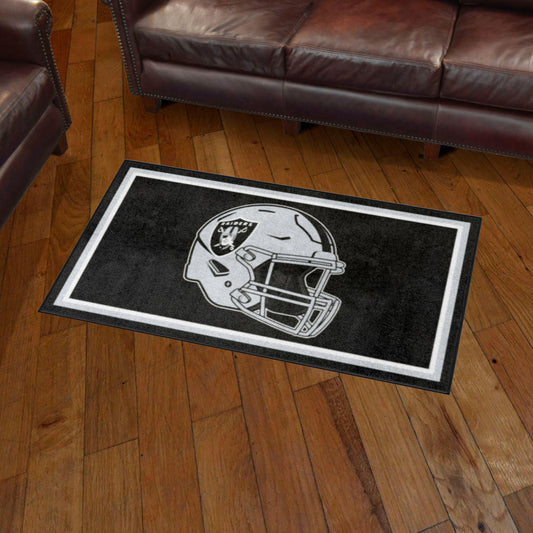 Las Vegas Raiders 3ft. x 5ft. Plush Area Rug