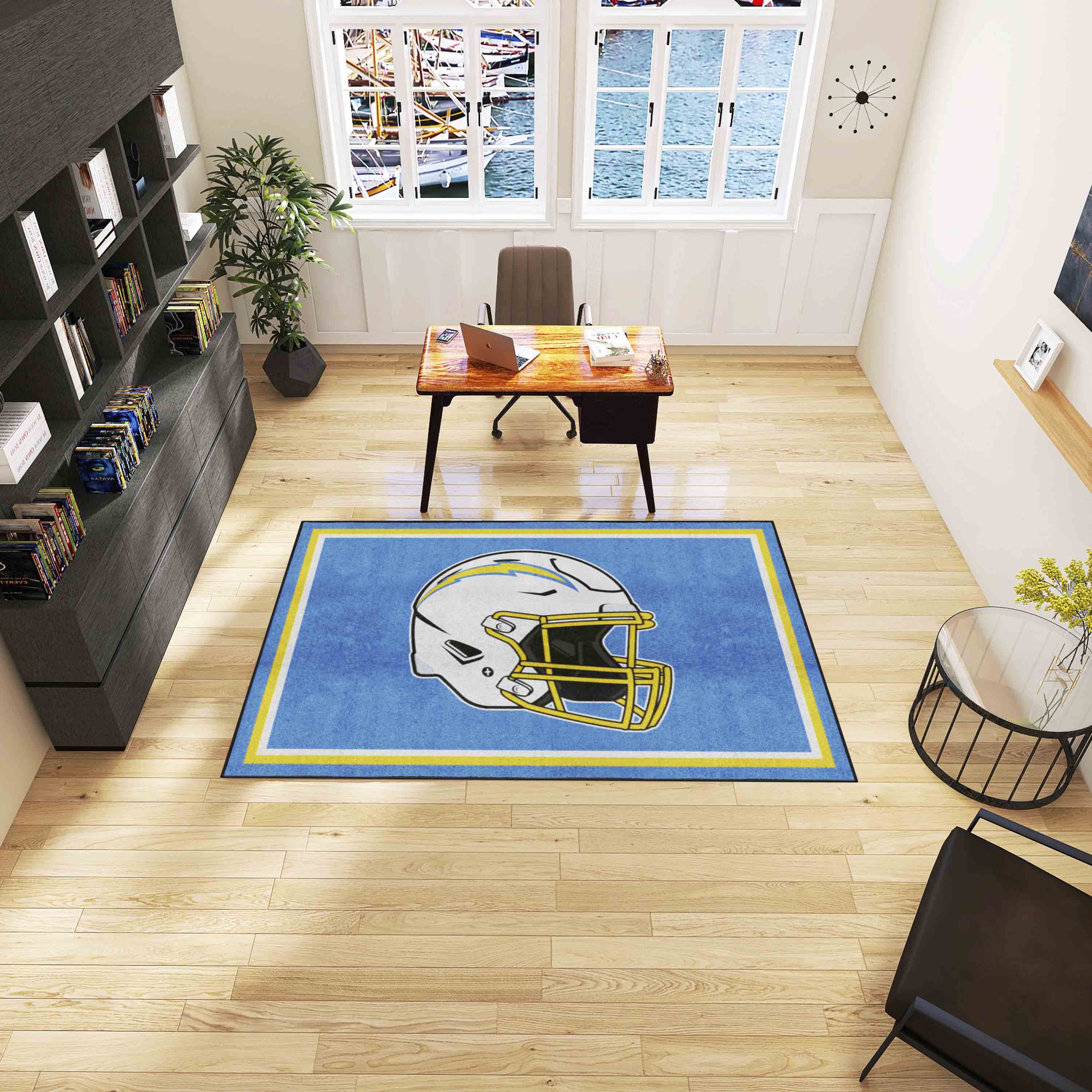 Los Angeles Chargers 5ft. x 8 ft. Plush Area Rug