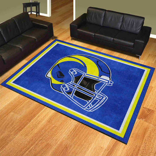 Los Angeles Rams 8ft. x 10 ft. Plush Area Rug