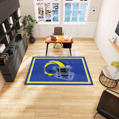 Los Angeles Rams 5ft. x 8 ft. Plush Area Rug