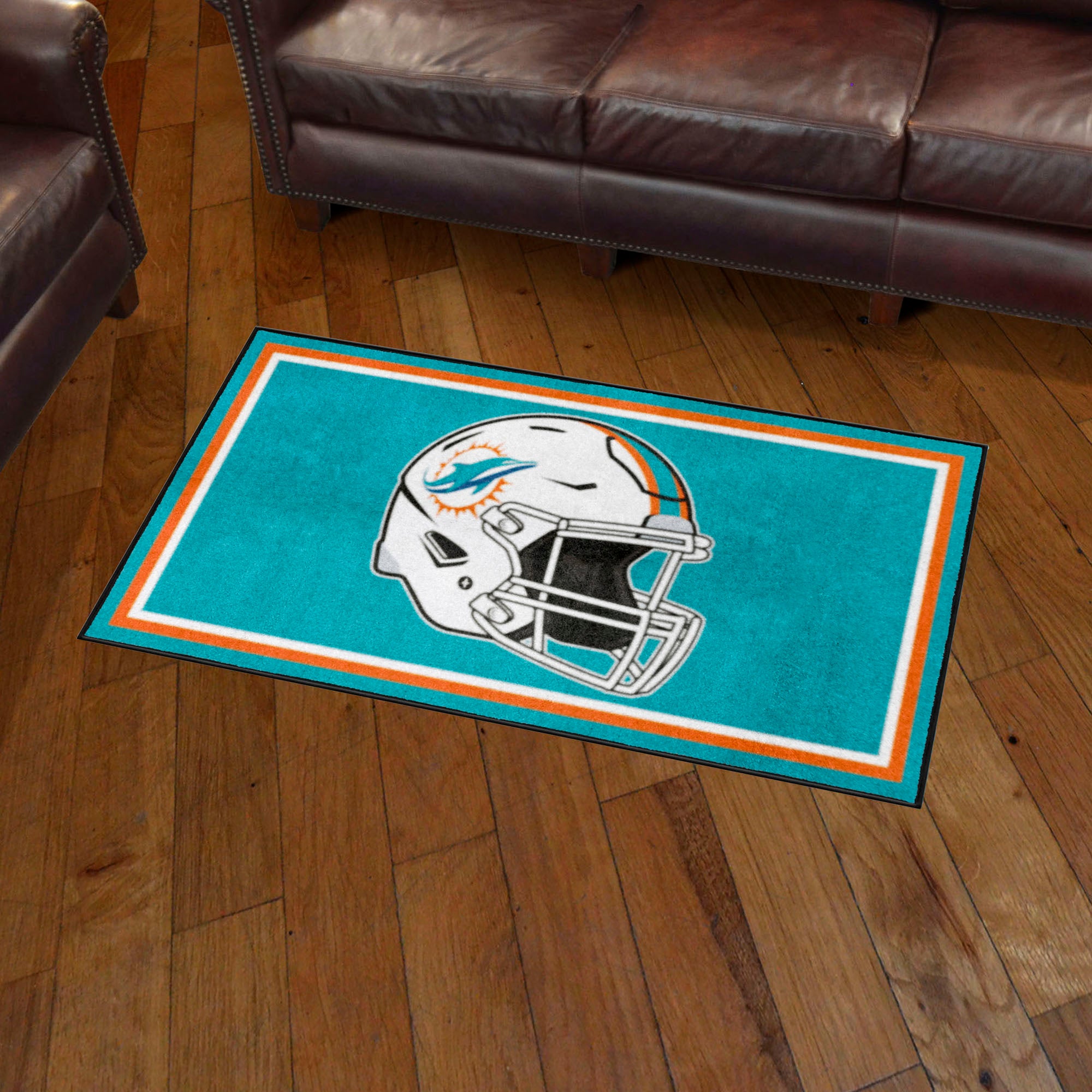 Miami Dolphins 3ft. x 5ft. Plush Area Rug