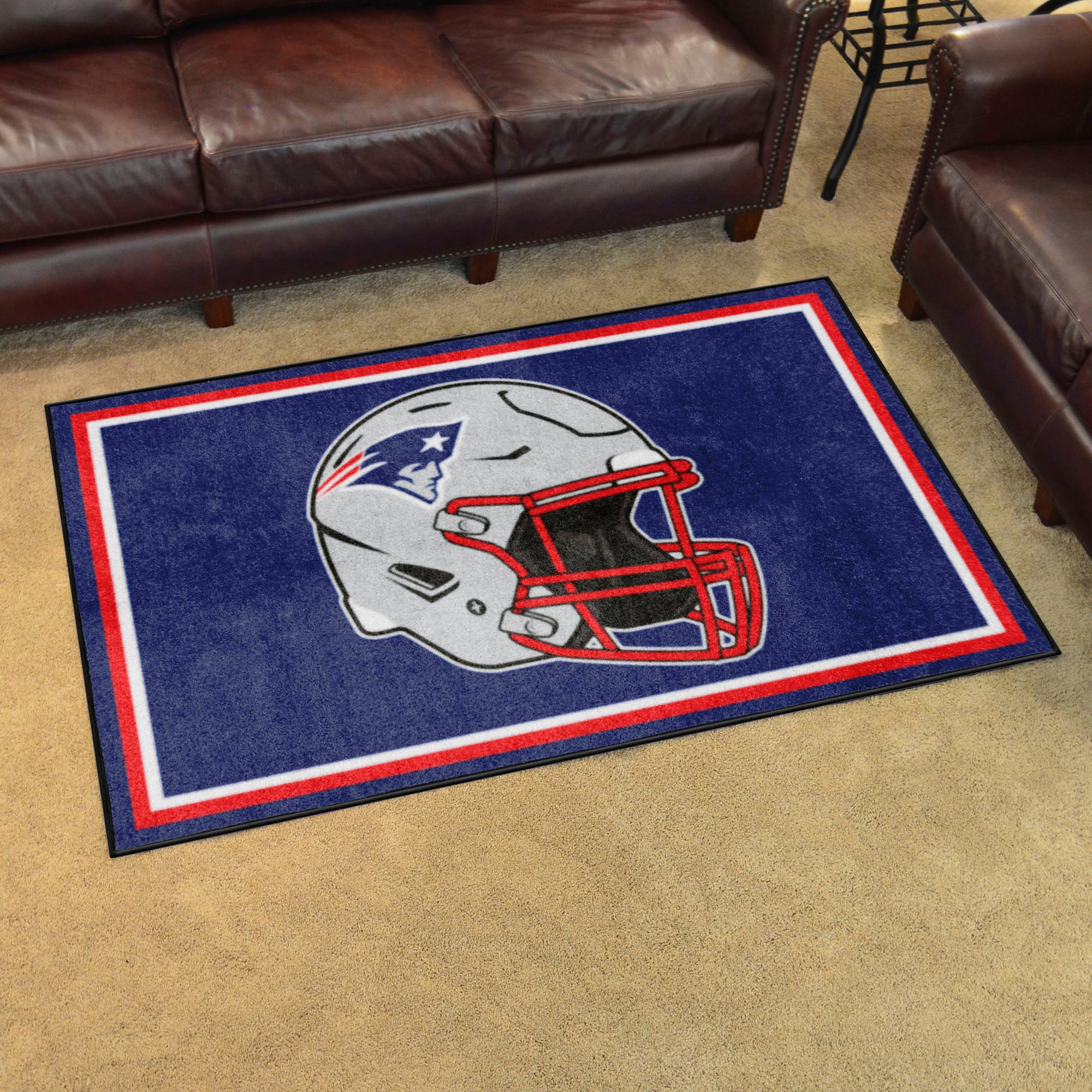 New England Patriots 4ft. x 6ft. Plush Area Rug