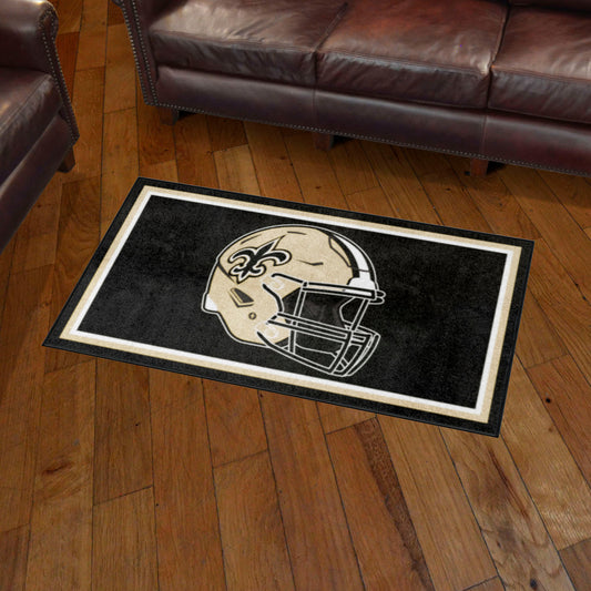 New Orleans Saints 3ft. x 5ft. Plush Area Rug