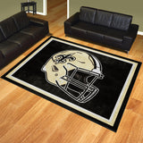 New Orleans Saints 8ft. x 10 ft. Plush Area Rug