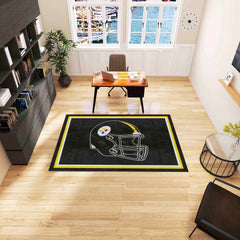 Pittsburgh Steelers 5ft. x 8 ft. Plush Area Rug