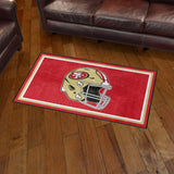 San Francisco 49ers 3ft. x 5ft. Plush Area Rug