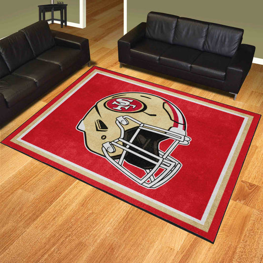 San Francisco 49ers 8ft. x 10 ft. Plush Area Rug