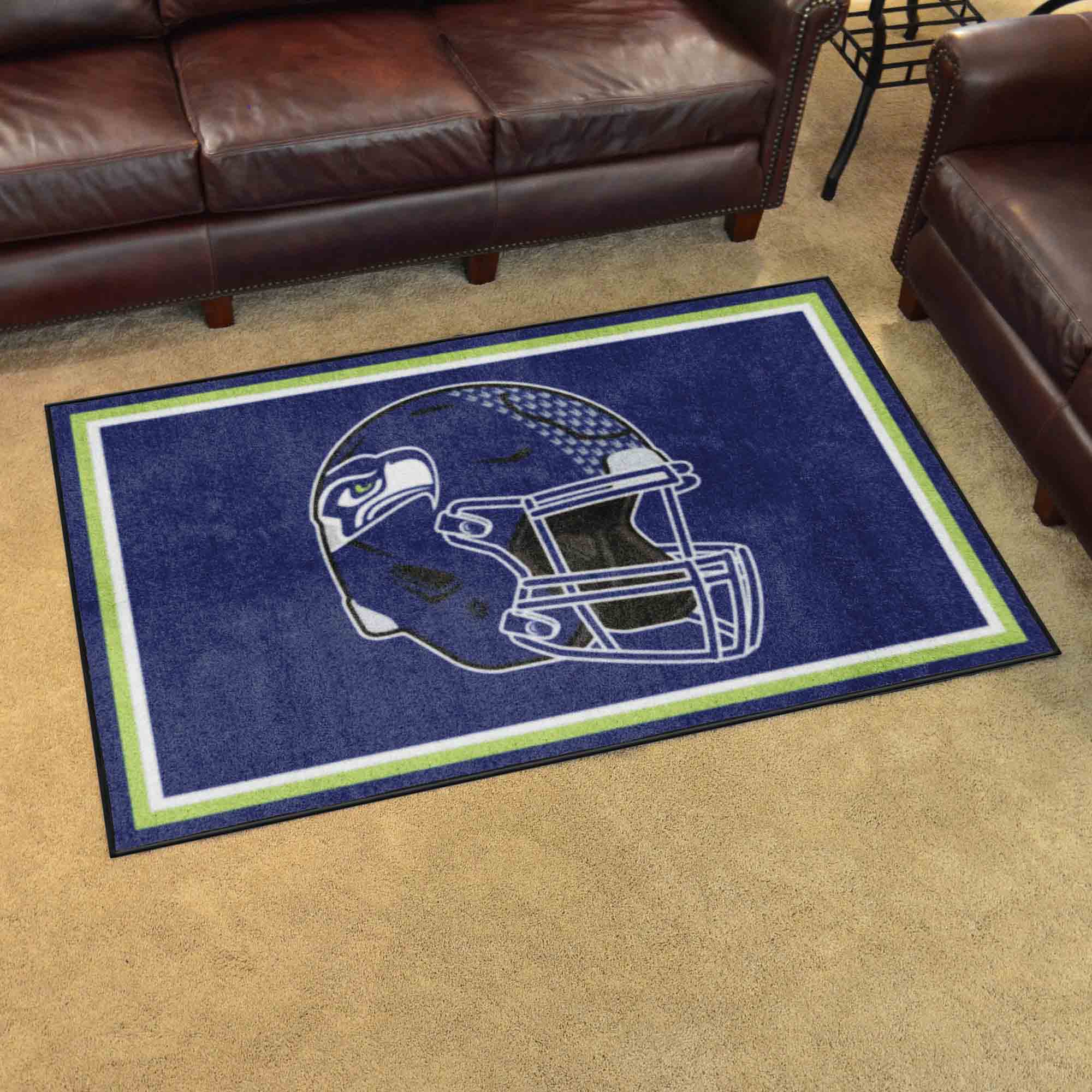 Seattle Seahawks 4ft. x 6ft. Plush Area Rug