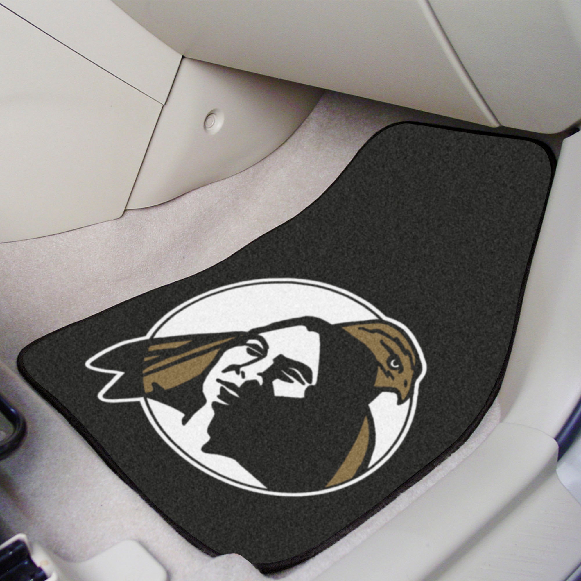 UNC Pembroke Braves Front Carpet Car Mat Set - 2 Pieces