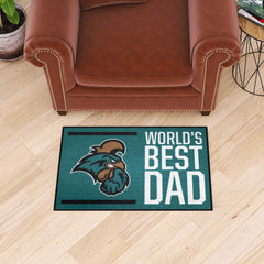 Coastal Carolina Chanticleers World's Best Dad Starter Mat Accent Rug - 19in. x 30in.