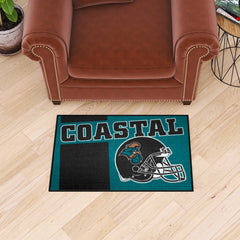 Coastal Carolina Chanticleers Uniform Inspired Starter Mat Accent Rug - 19in. x 30in.