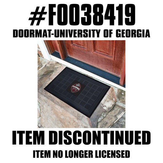 Georgia 2022-23 National Champions Medallion Door Mat