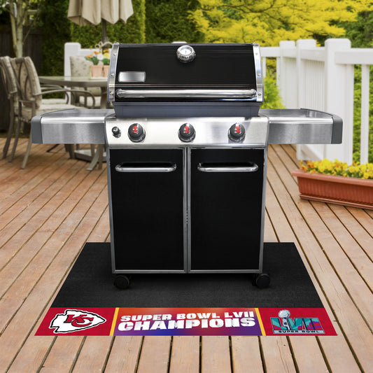 Kansas City Chiefs Super Bowl LVII Grill Mat