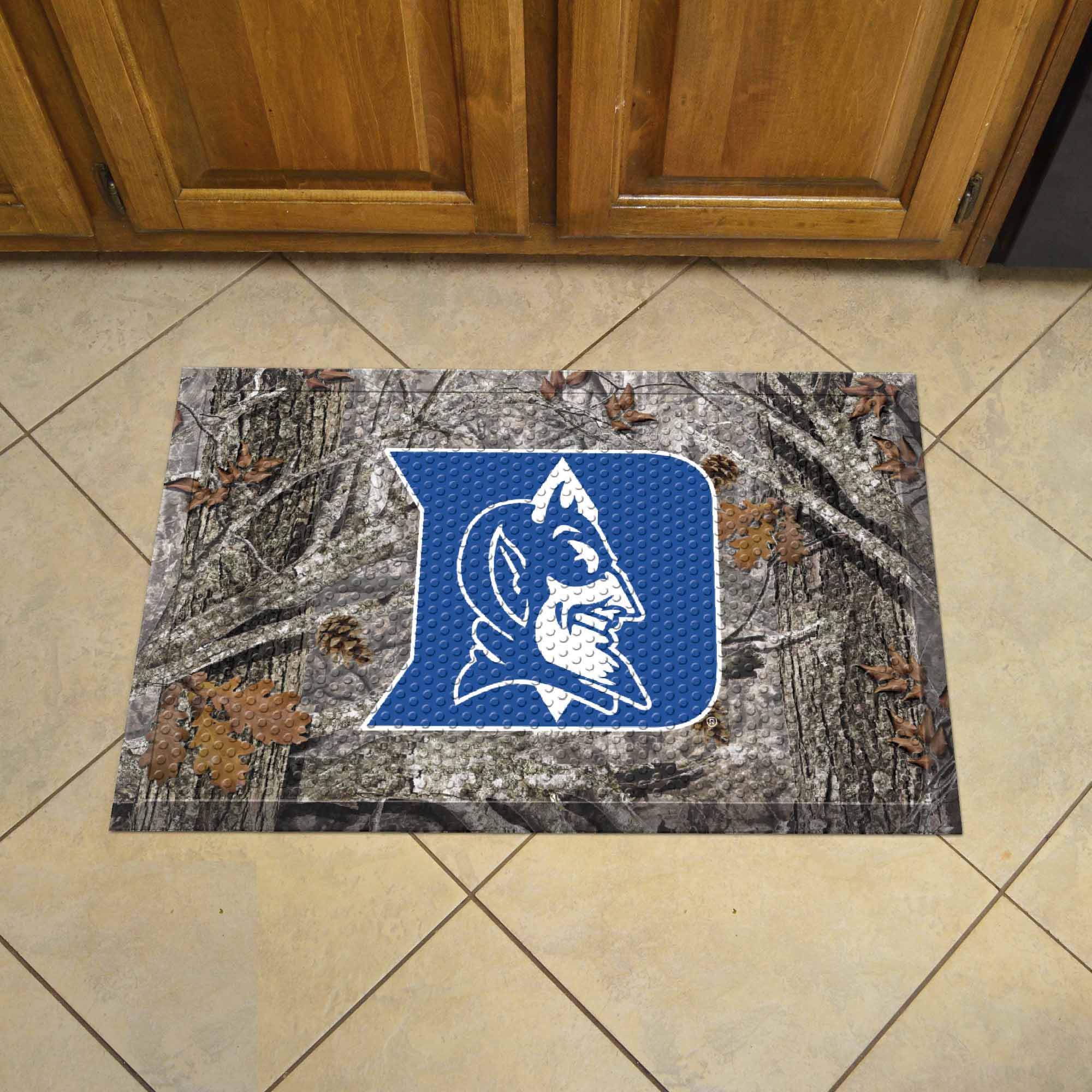 Duke Blue Devils Rubber Scraper Door Mat Camo