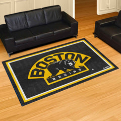 Boston Bruins 5ft. x 8 ft. Plush Area Rug