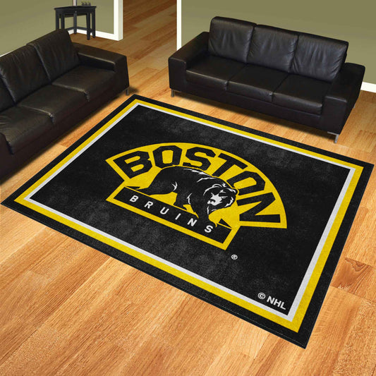 Boston Bruins 8ft. x 10 ft. Plush Area Rug