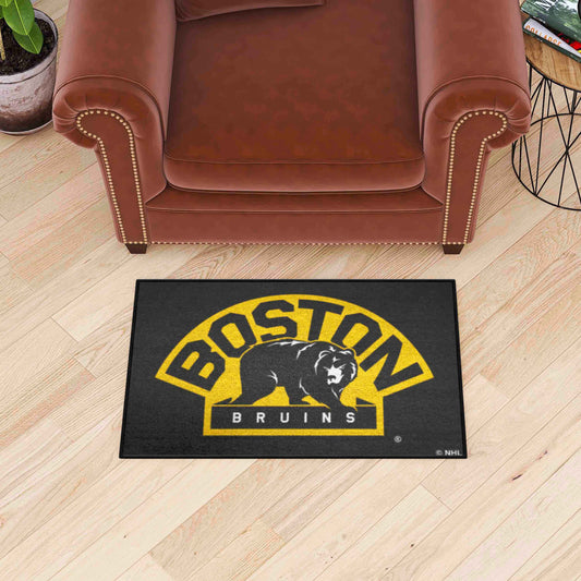 Boston Bruins Starter Mat Accent Rug - 19in. x 30in.