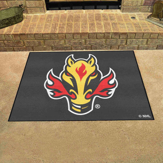 Calgary Flames All-Star Rug - 34 in. x 42.5 in. - Calgary Flames