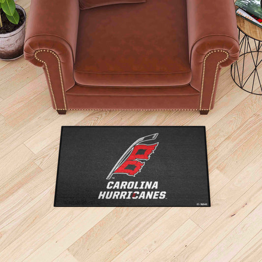 Carolina Hurricanes Starter Mat Accent Rug - 19in. x 30in. - Carolina Hurricanes