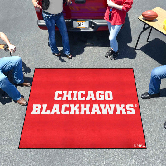 Chicago Blackhawks Tailgater Rug - 5ft. x 6ft. - Chicago Blackhawks