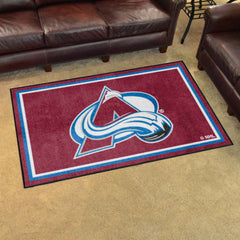 Colorado Avalanche 4ft. x 6ft. Plush Area Rug