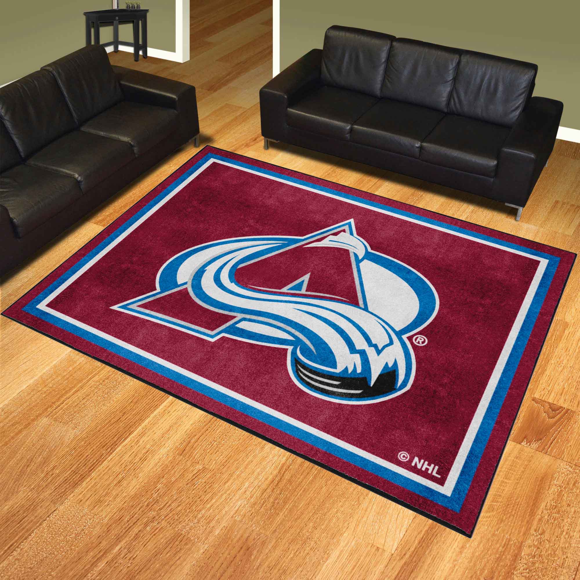 Colorado Avalanche 8ft. x 10 ft. Plush Area Rug - Colorado Avalanche