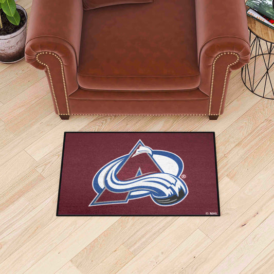 Colorado Avalanche Starter Mat Accent Rug - 19in. x 30in. - Colorado Avalanche