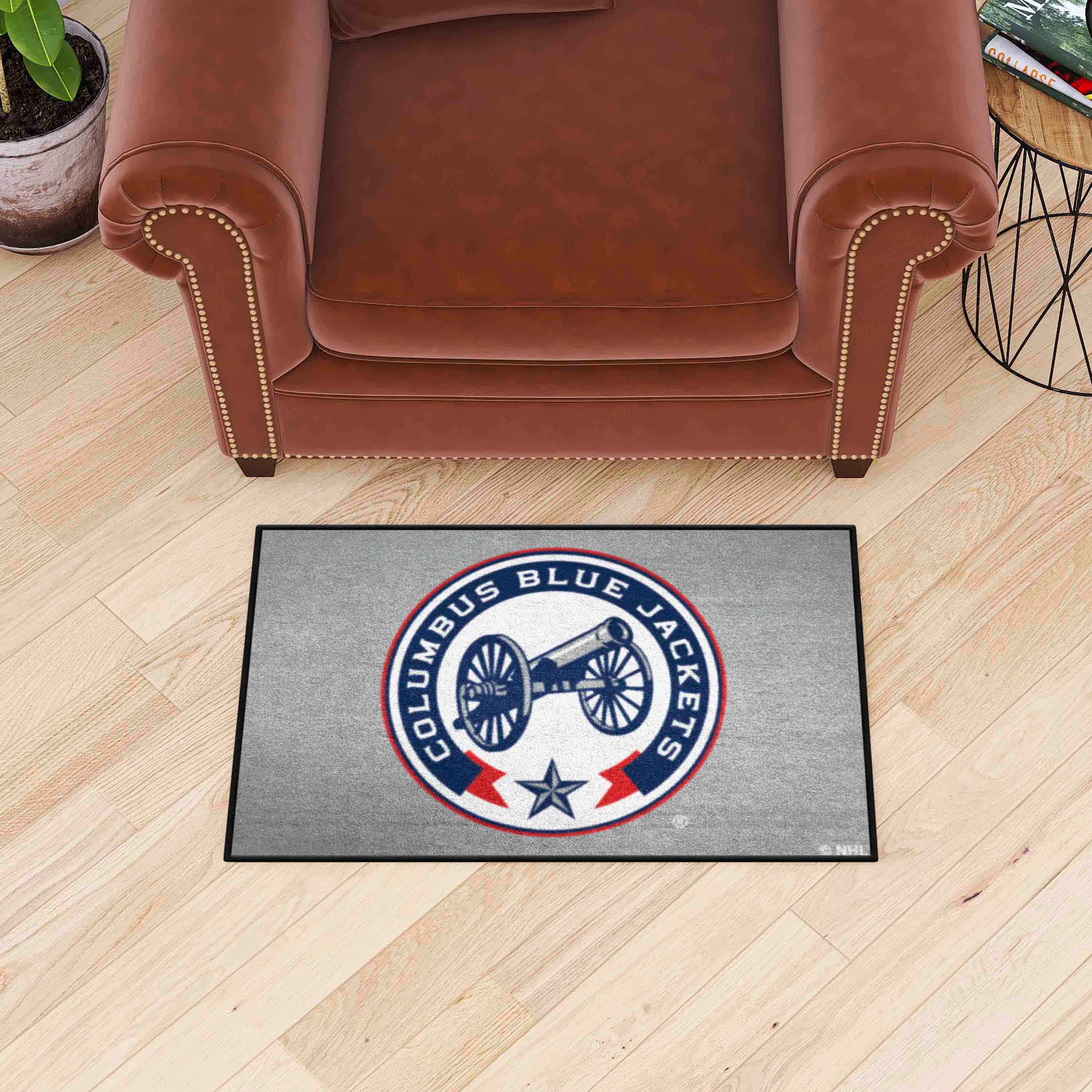 Columbus Blue Jackets Starter Mat Accent Rug - 19in. x 30in. - Columbus Blue Jackets