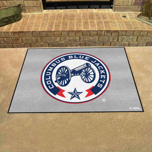 Columbus Blue Jackets All-Star Rug - 34 in. x 42.5 in. - Columbus Blue Jackets