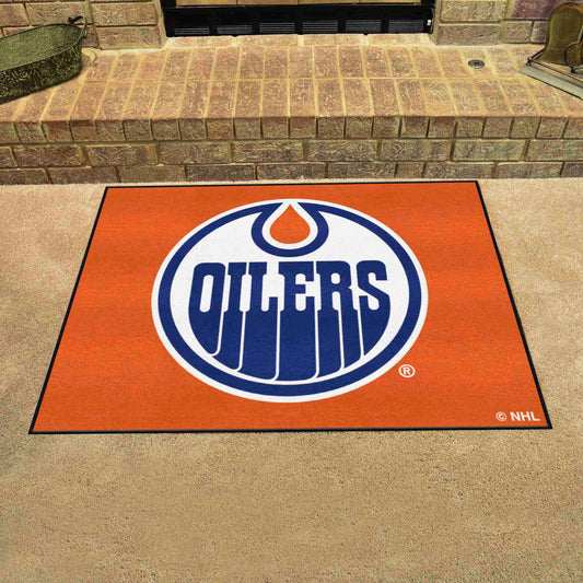 Alfombra All-Star de los Edmonton Oilers: 34 pulgadas x 42,5 pulgadas.