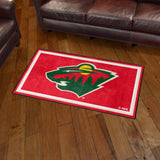 Minnesota Wild 3ft. x 5ft. Plush Area Rug