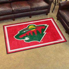 Minnesota Wild 4ft. x 6ft. Plush Area Rug