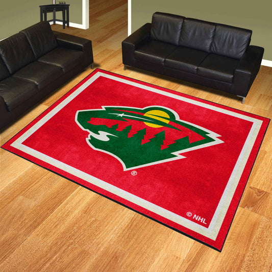 Minnesota Wild 8ft. x 10 ft. Plush Area Rug