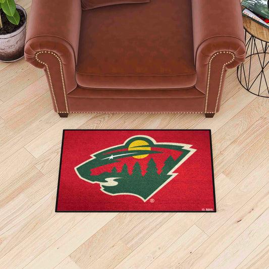 Minnesota Wild Starter Mat Accent Rug - 19in. x 30in. - Minnesota Wild