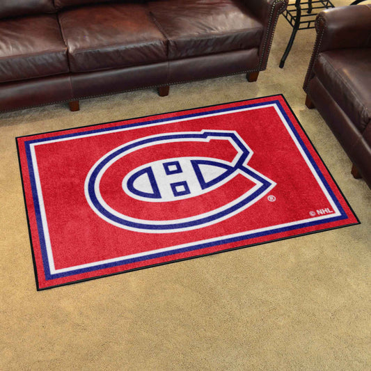 Montreal Canadiens 4ft. x 6ft. Plush Area Rug