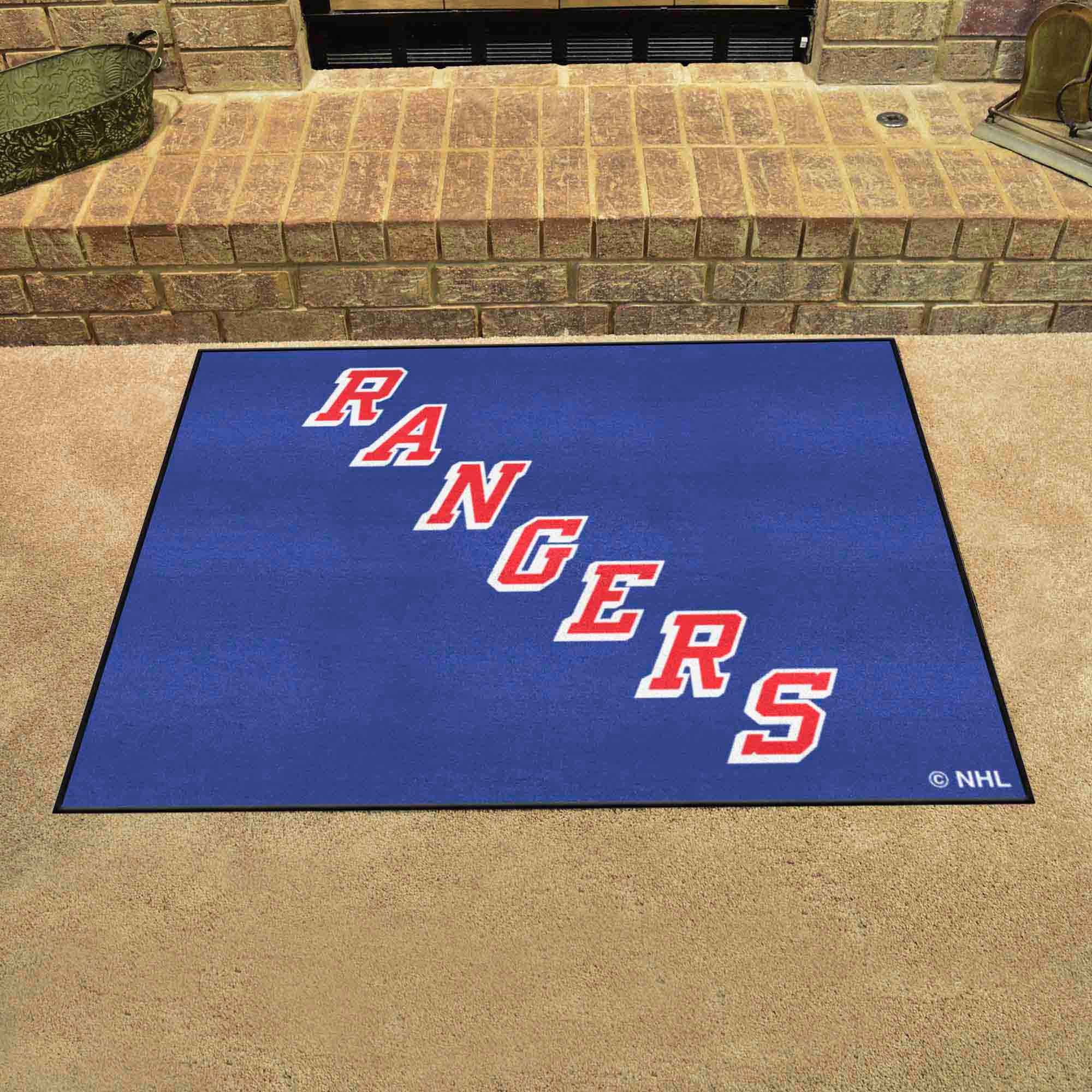 New York Rangers All-Star Rug - 34 in. x 42.5 in. - New York Rangers