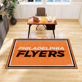 Philadelphia Flyers 5ft. x 8 ft. Plush Area Rug