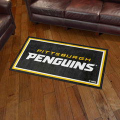 Pittsburgh Penguins 3ft. x 5ft. Plush Area Rug