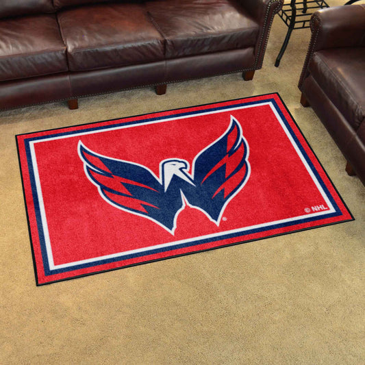 Washington Capitals 4ft. x 6ft. Plush Area Rug