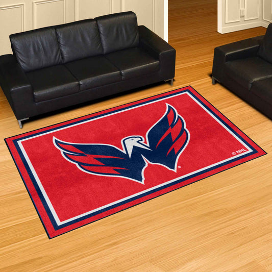 Washington Capitals 5ft. x 8 ft. Plush Area Rug