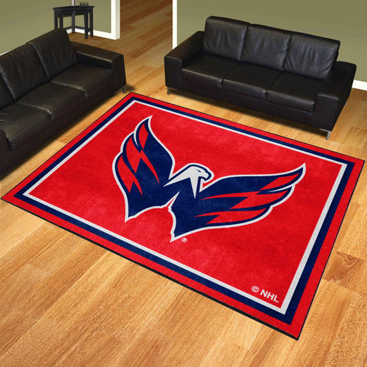 Washington Capitals 8ft. x 10 ft. Plush Area Rug