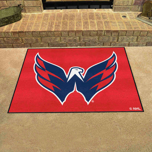 Alfombra All-Star de Washington Capitals: 34 pulgadas x 42,5 pulgadas.