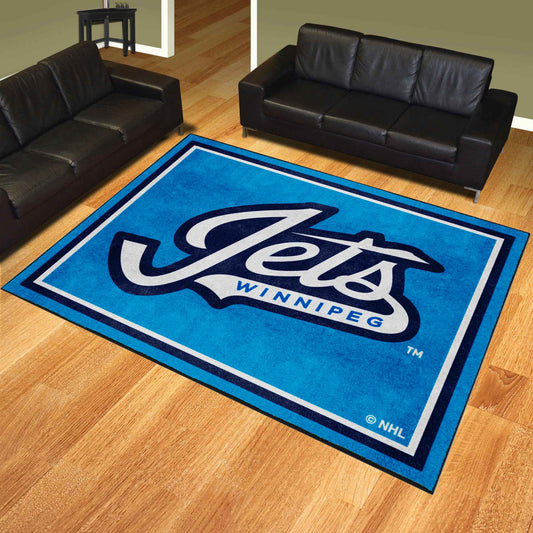 Winnipeg Jets 8ft. x 10 ft. Plush Area Rug