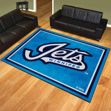 Alfombra de felpa de 2,4 x 3 m de los Winnipeg Jets