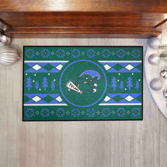 Tulane Green Wave Holiday Sweater Starter Mat Accent Rug - 19in. x 30in.